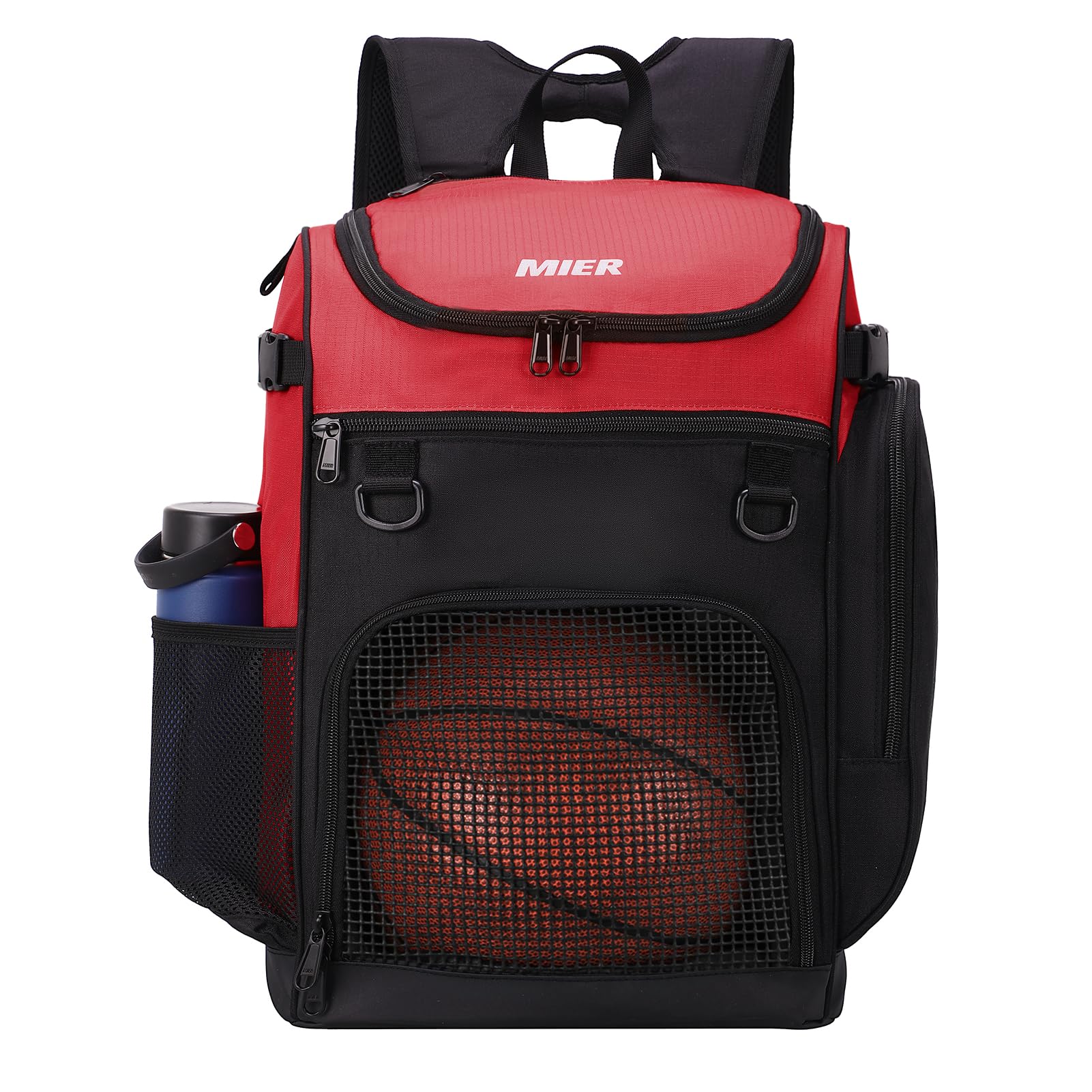 MIER Basketball Backpack Soccer Bag Large Sports Back Pack For Men Women