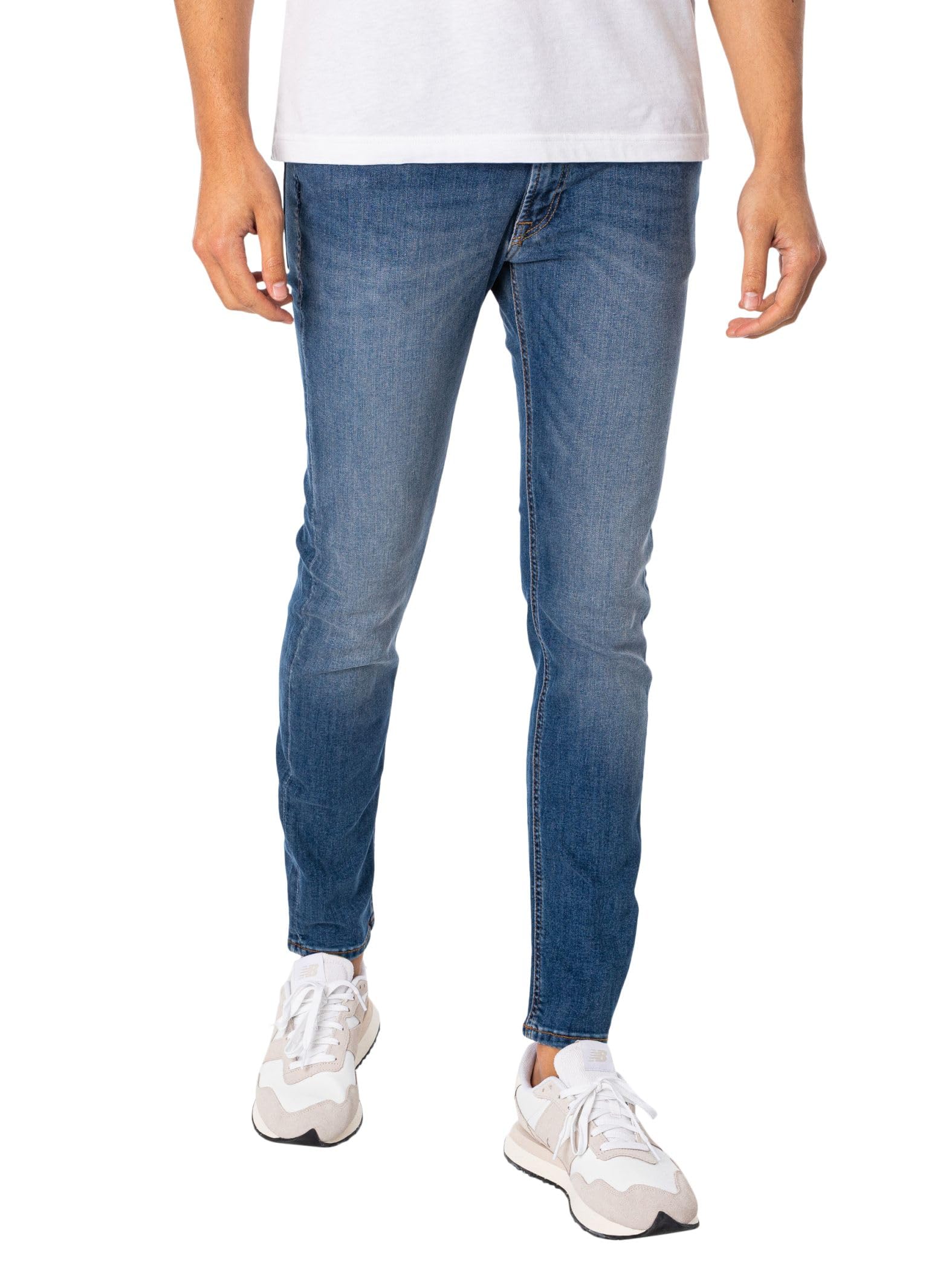 Jack & Jones JJILIAM Skinny Jeans – Skinny Jeans mit Used-Waschung