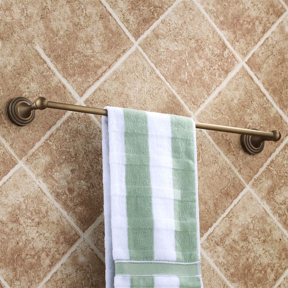 Porte-serviettes en cuivre de cuisine barre murale 60cm sans décoloration