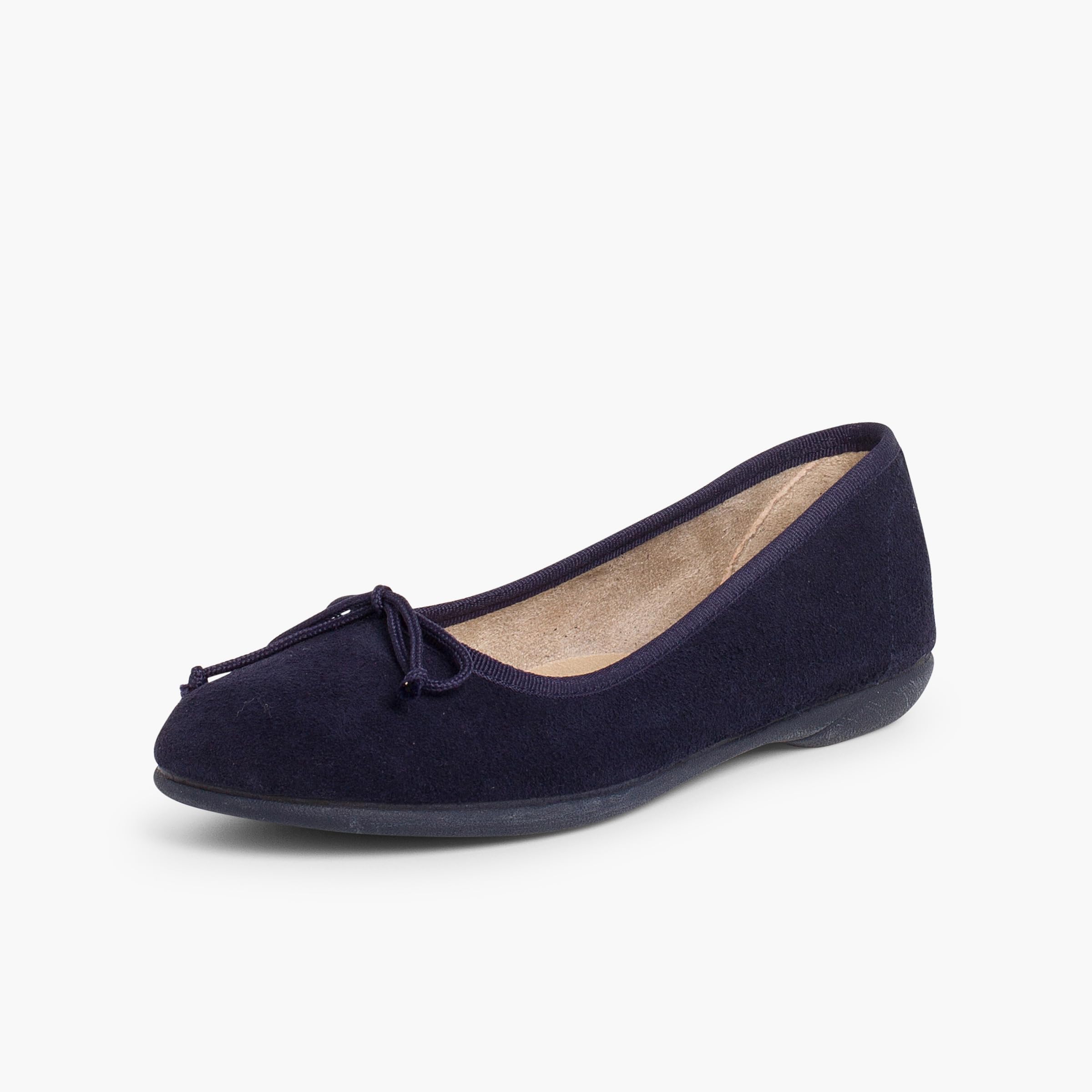 Pisamonas Ballerinas Aus Wildleder Mit Feiner Schleife