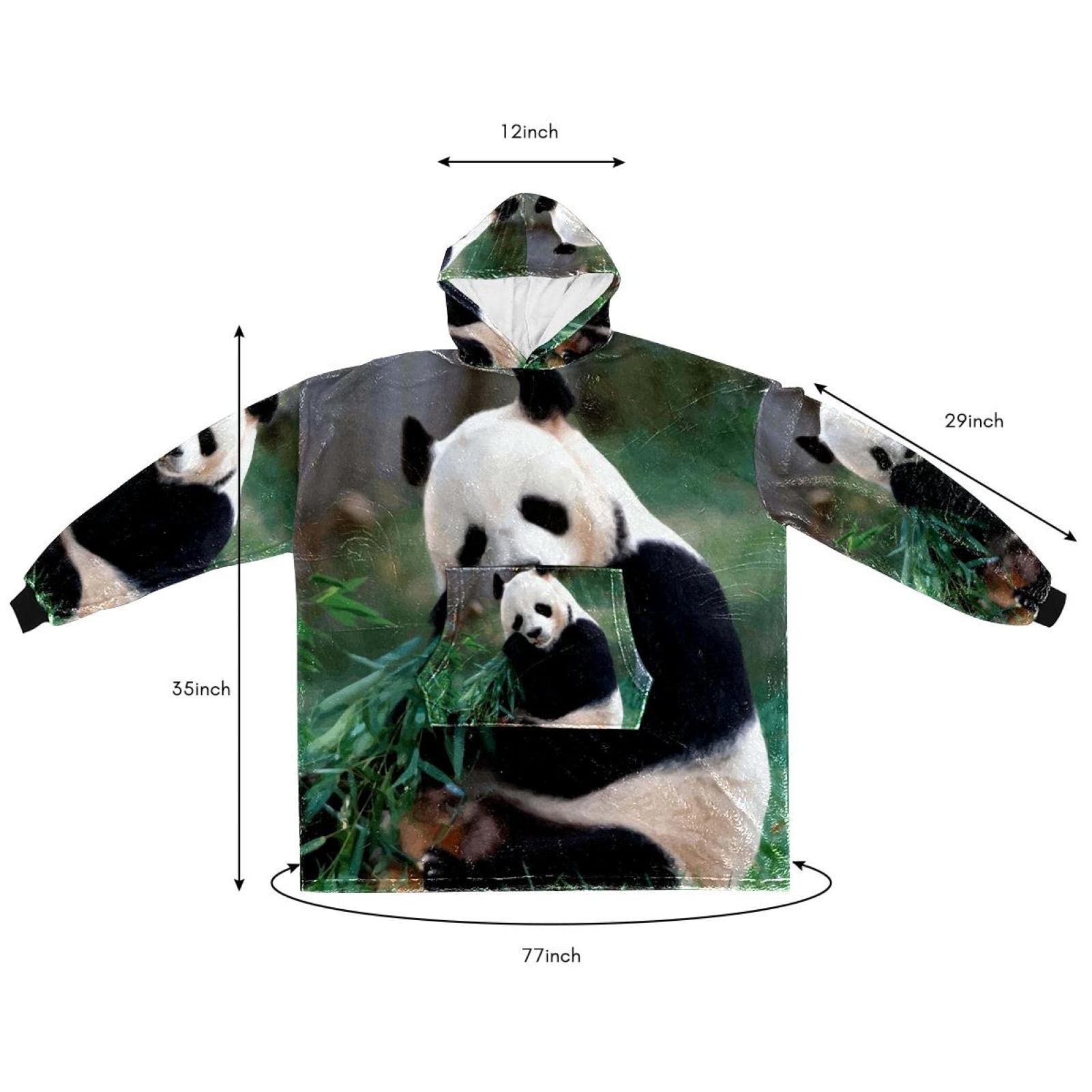 Cappuccio Tasca Sherpa Felpa Con Cappuccio Coperta Oversize | Tasca Gigante Sherpa Fleece Unisex Felpa Per Coperta Donna - Foto 12