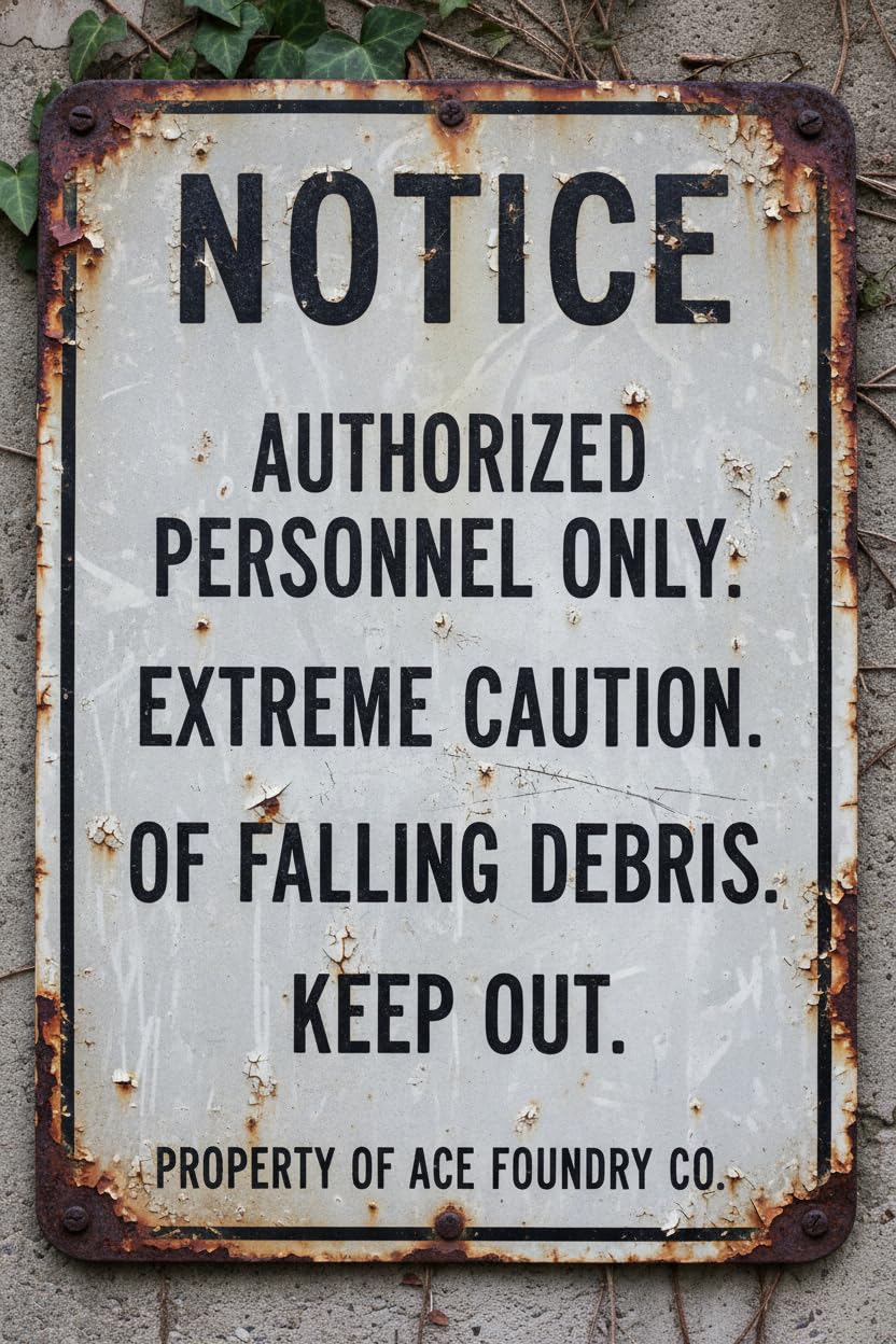 Wall Decor Notice By Entering This Property You Assume All Risk And Liability Owner Not Responsible For Injuries Accidents And Or Death Sign. 8x12Inch Metal Vintage Signs Aluminum Plates Printed