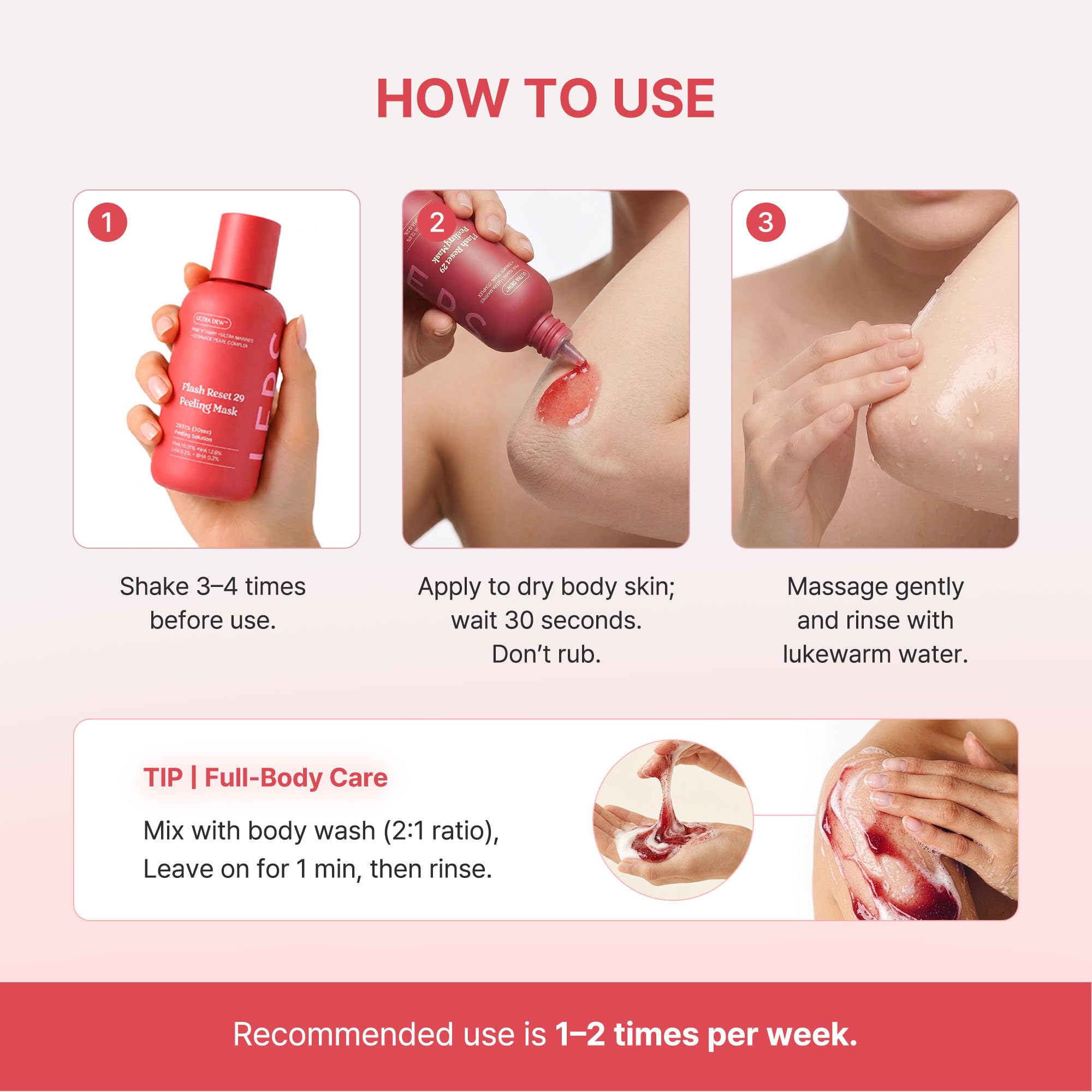 Amazon.co.jp: LEPS フラッシュリセット29 ピーリング 110ml AHA PHA