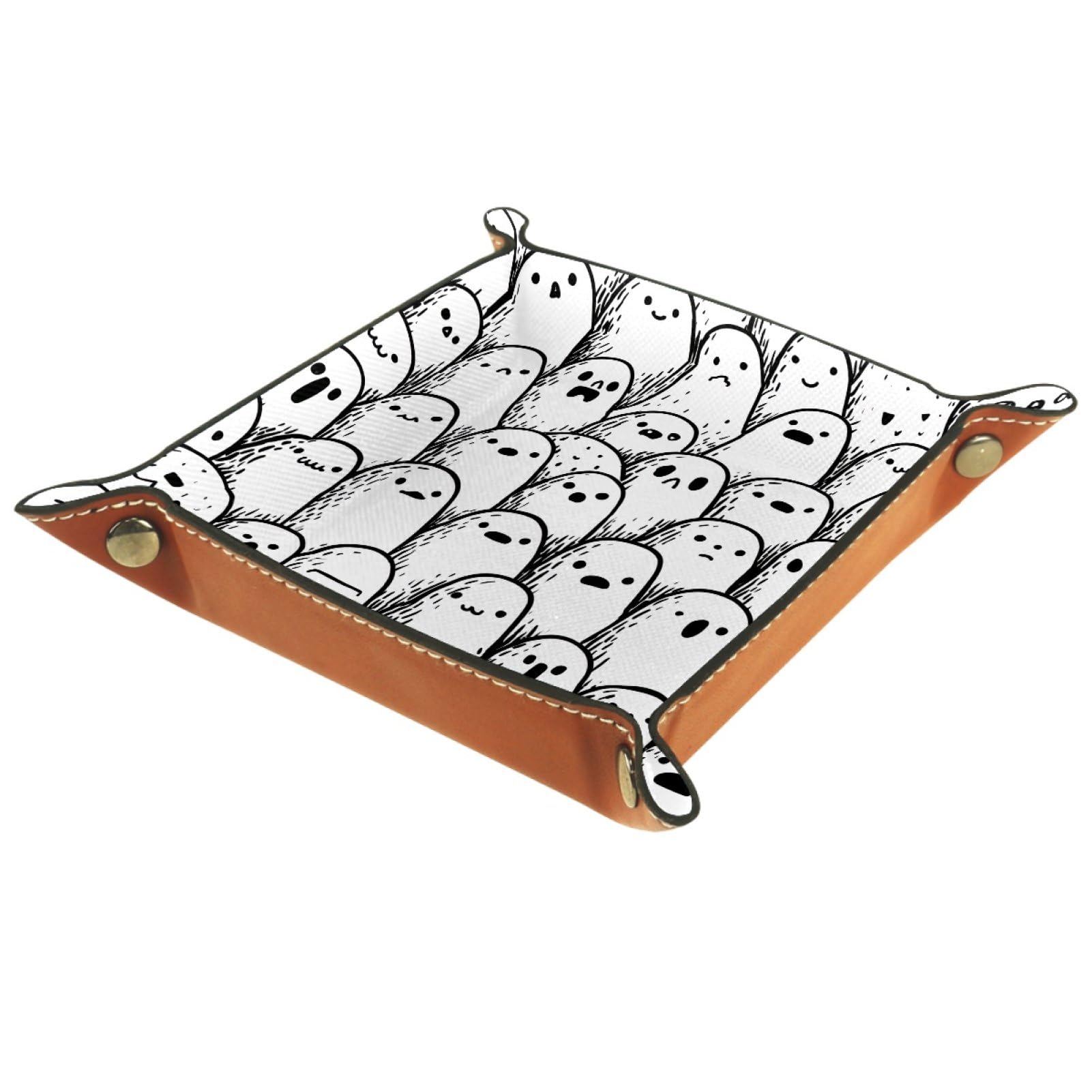 VAPOKF Abstract Portable Folding Dice Rolling Tray, Microfiber Leather Dice Holder for Dice Games Like RPG, DND and Other Table Games