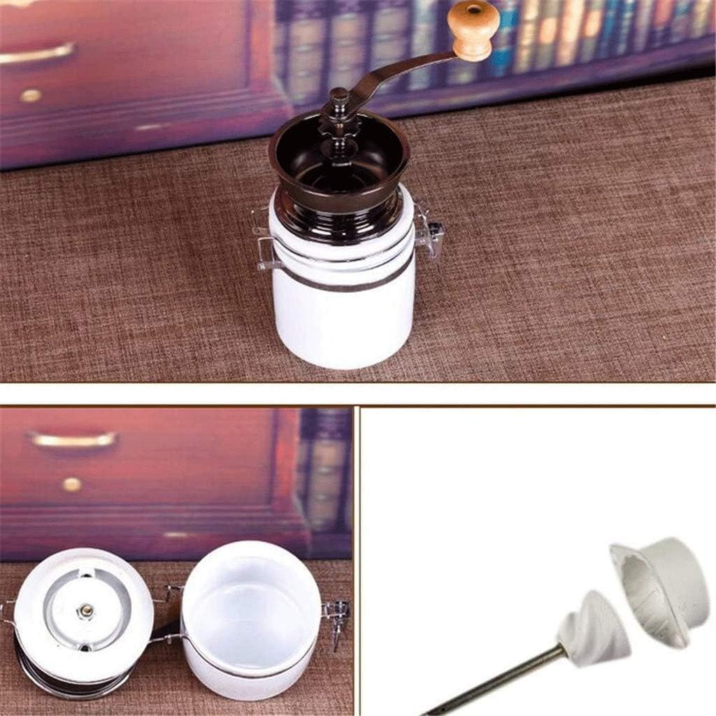 Wooden Manual Coffee Grinder Vintage Bean Spice Machine with Ceramic Grinding Core