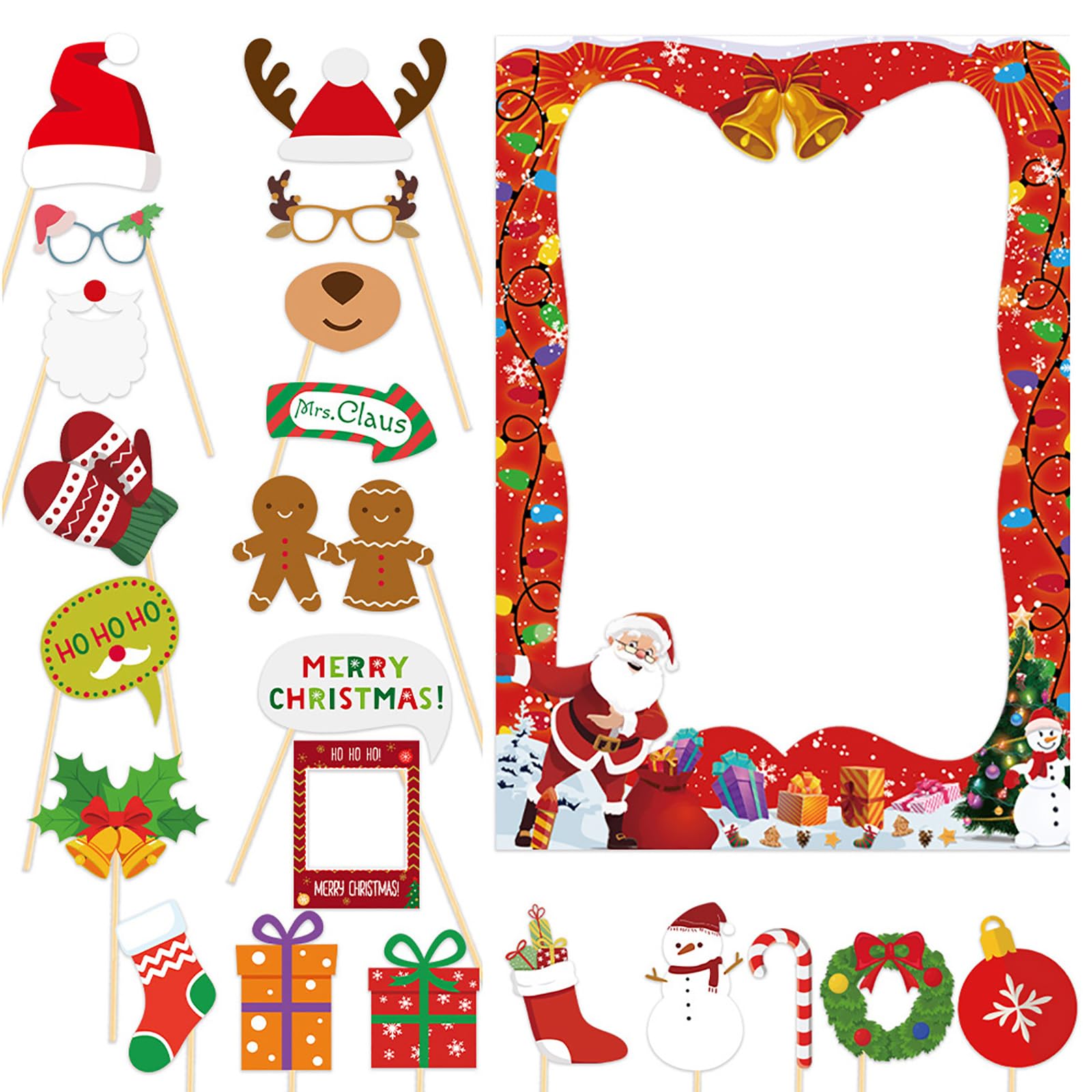 Tfaoys Women's A Festives Celebration Photo Props Ssortment Ornament For Party Entertainment Stylish Photography Ccessories For Christmas Celebration Essential