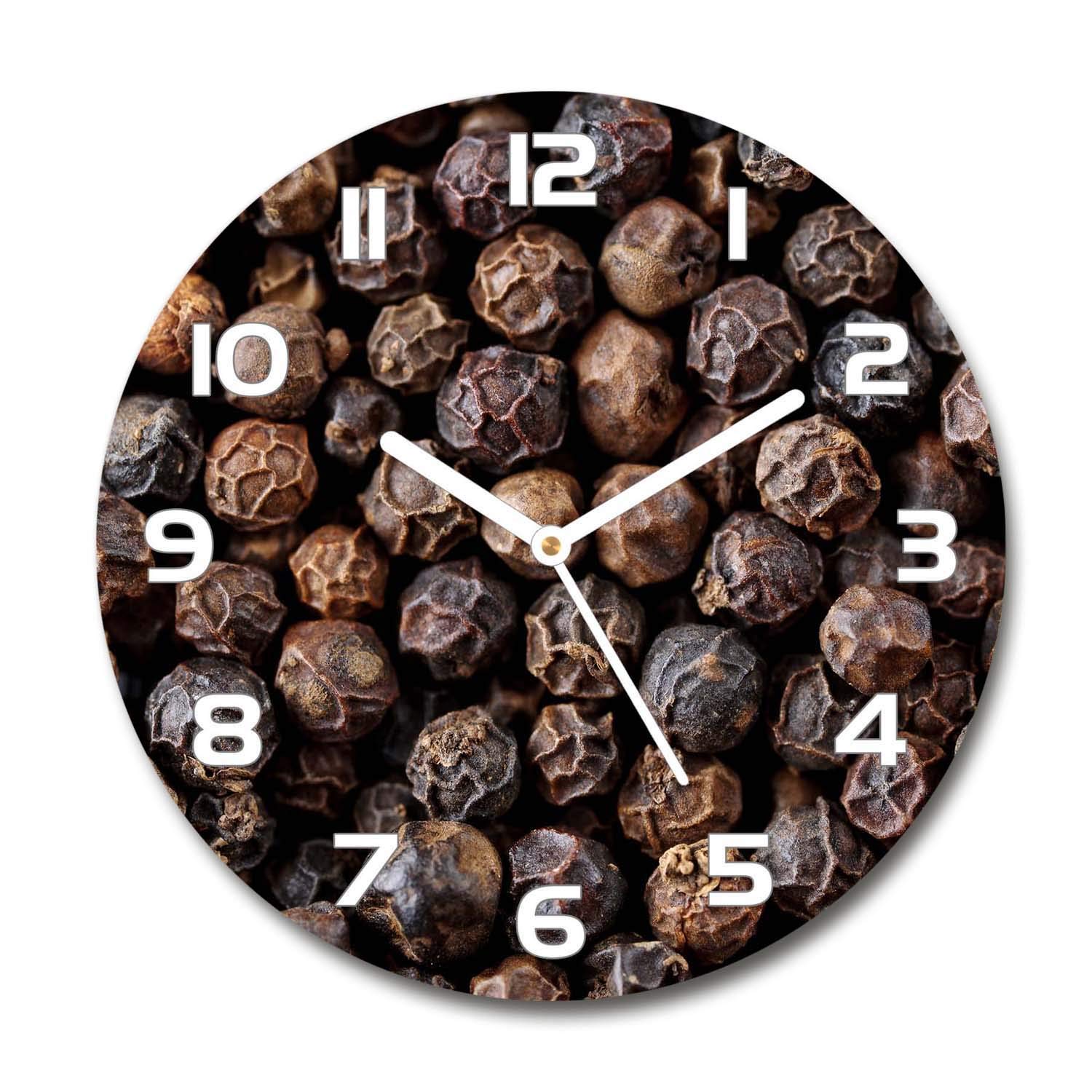 Horloge en Verre Silencieuse Tulup 60x60cm pour Éliminer le Tic-Tac