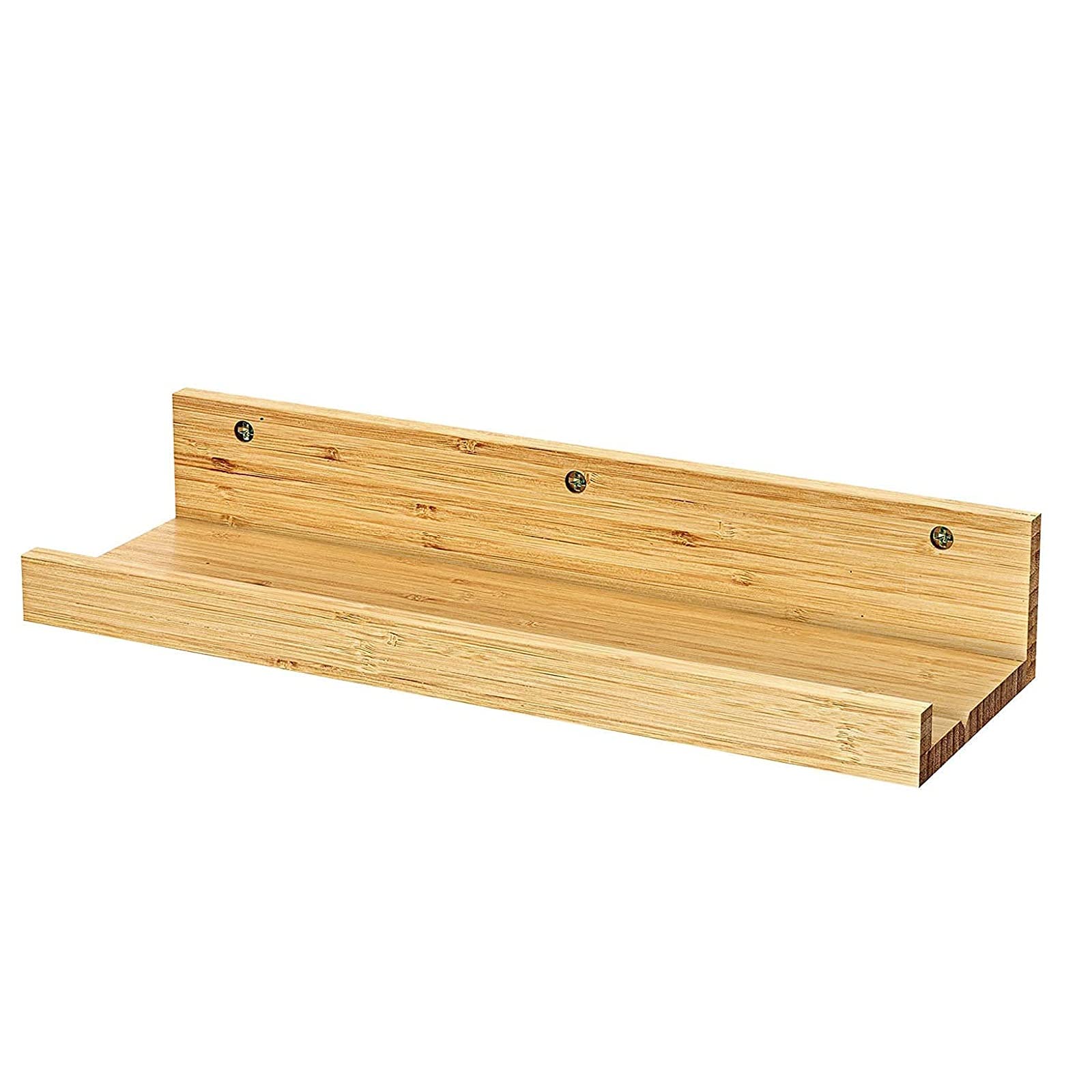 PULaif Floating Shelves for Wall, Floating Shelf Solid Wood Wall Mounted Hidden Bracket 30cm 60cm 90cm(A)