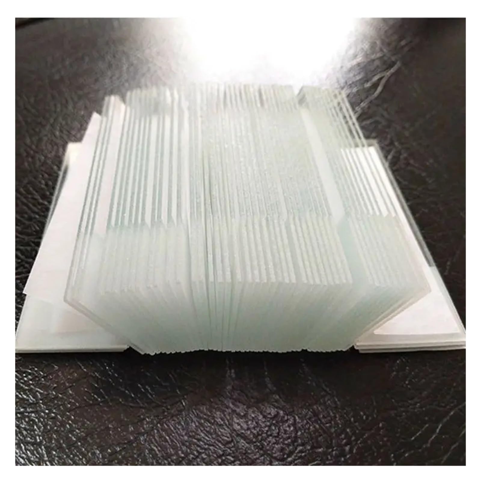 Lames de verre de Microscope vierges, 50 pièces, 25x76mm, diapositives givrées sur un seul côté