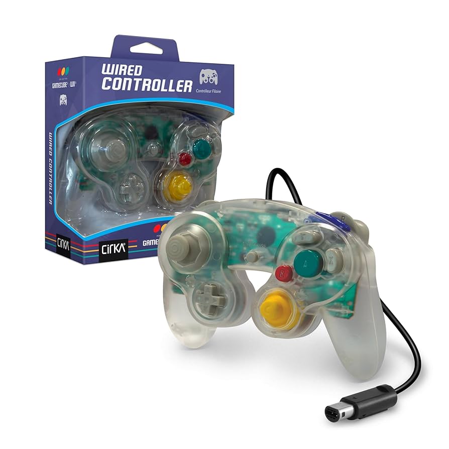 Amazon.com: CirKa Wired Controller for Game Cube (GC) / Wii