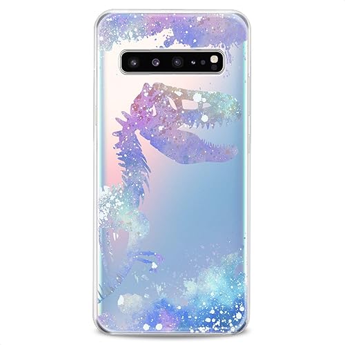 Miniatura 4 de Carcasa de TPU para Samsung Galaxy J8 J7 Max Cover J6 Plus J5 J4 J3 Pro J2, diseño de esqueleto, diseño de animales azules, color rosa y suave,
