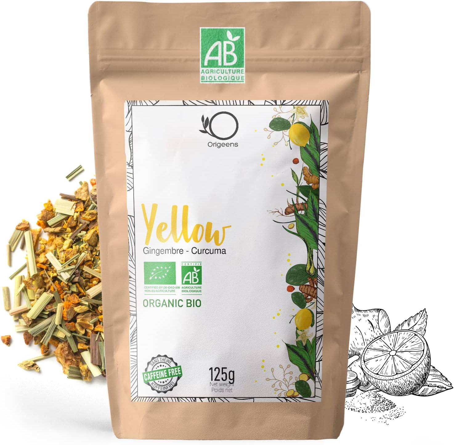 YOGI TEA, Chaï Vert, Infusion Bio, Tisane Naturellement Sans