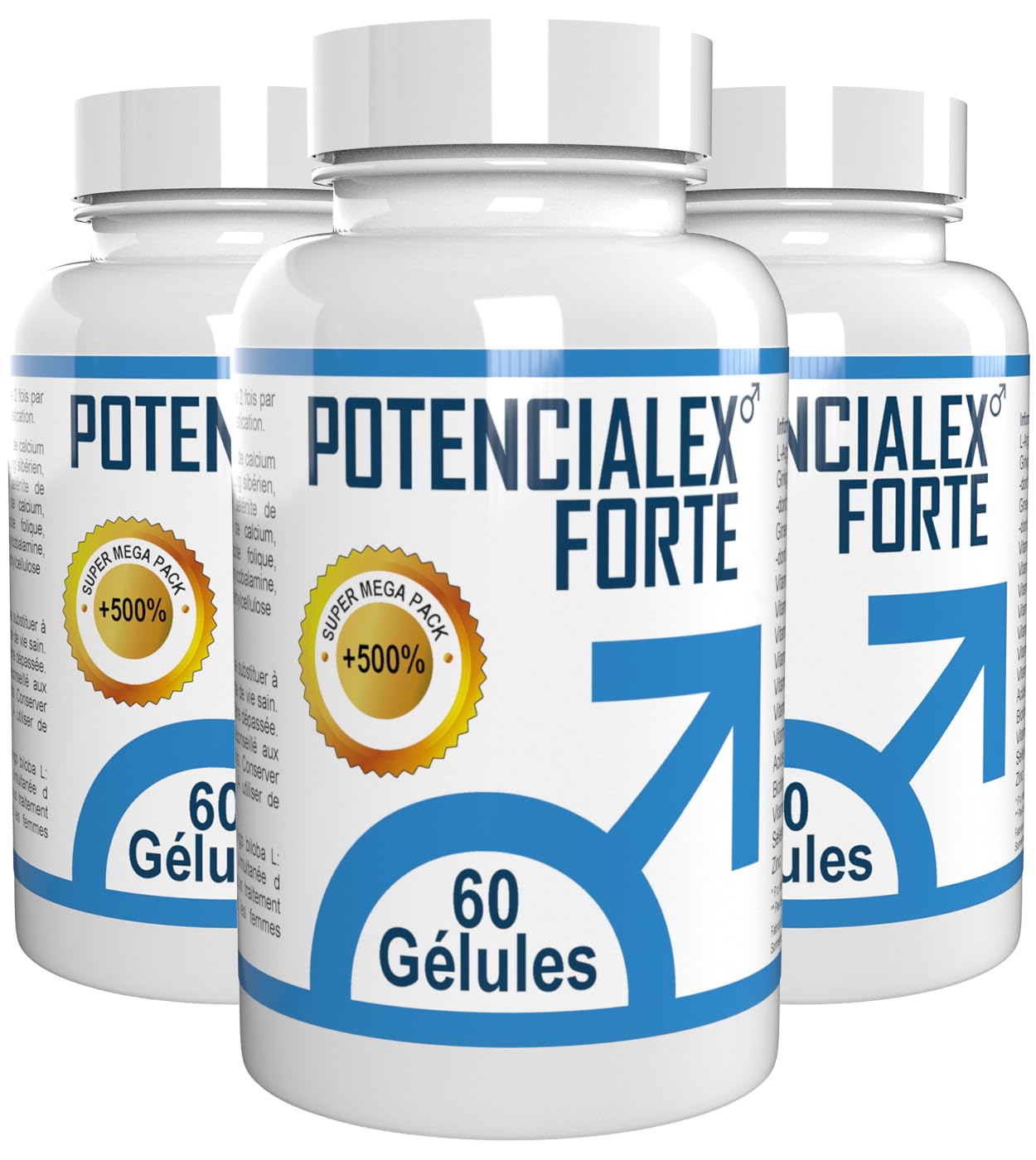 Potencialex Forte - 180 gélules (3x 60 gélules) - 2023 C