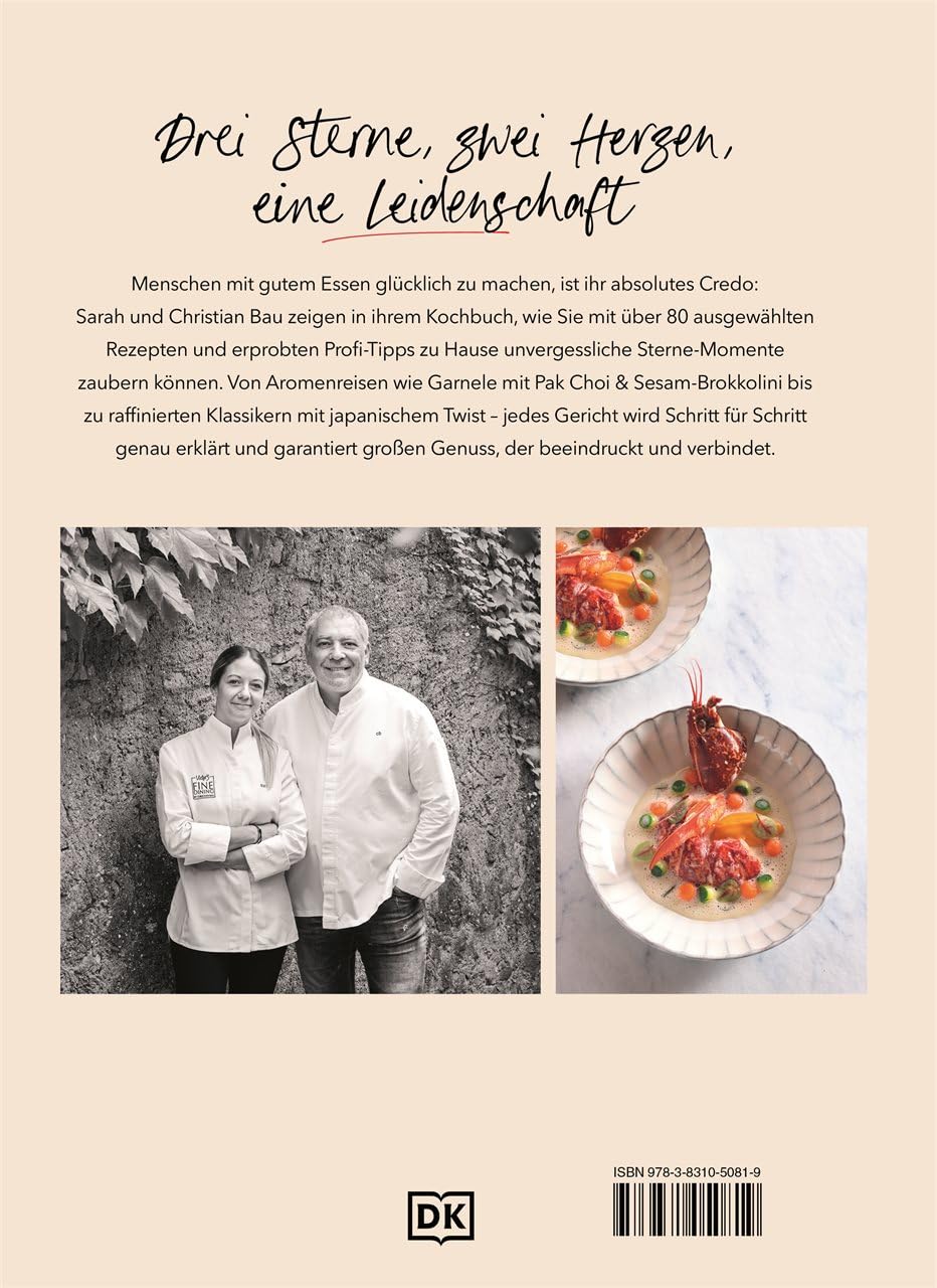 Einfach Bau: Sterneküche für zu Hause. Mit vielen Schritt-für-Schritt-Anleitungen & Profi-Tipps. 64 Rezepte. Gewinner des Kochbuchpreis 2025 Asien