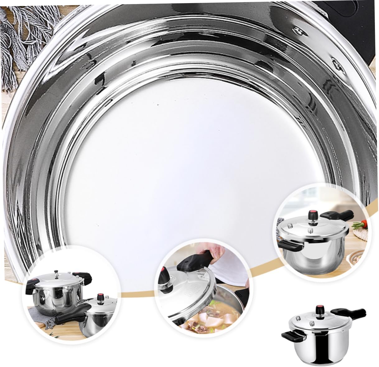 Pressure Cooker Alternative Pressure Cooker Induction Cooker Pot Stainless Steel Easy Cle