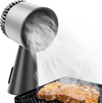 Portable Range Hood, Desktop Kitchen Exhaust Fan with Detachable Aluminum Grease Filter