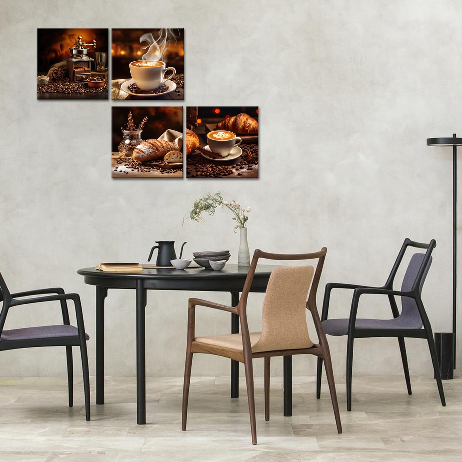 Moca En Un Cuadro De Comedor