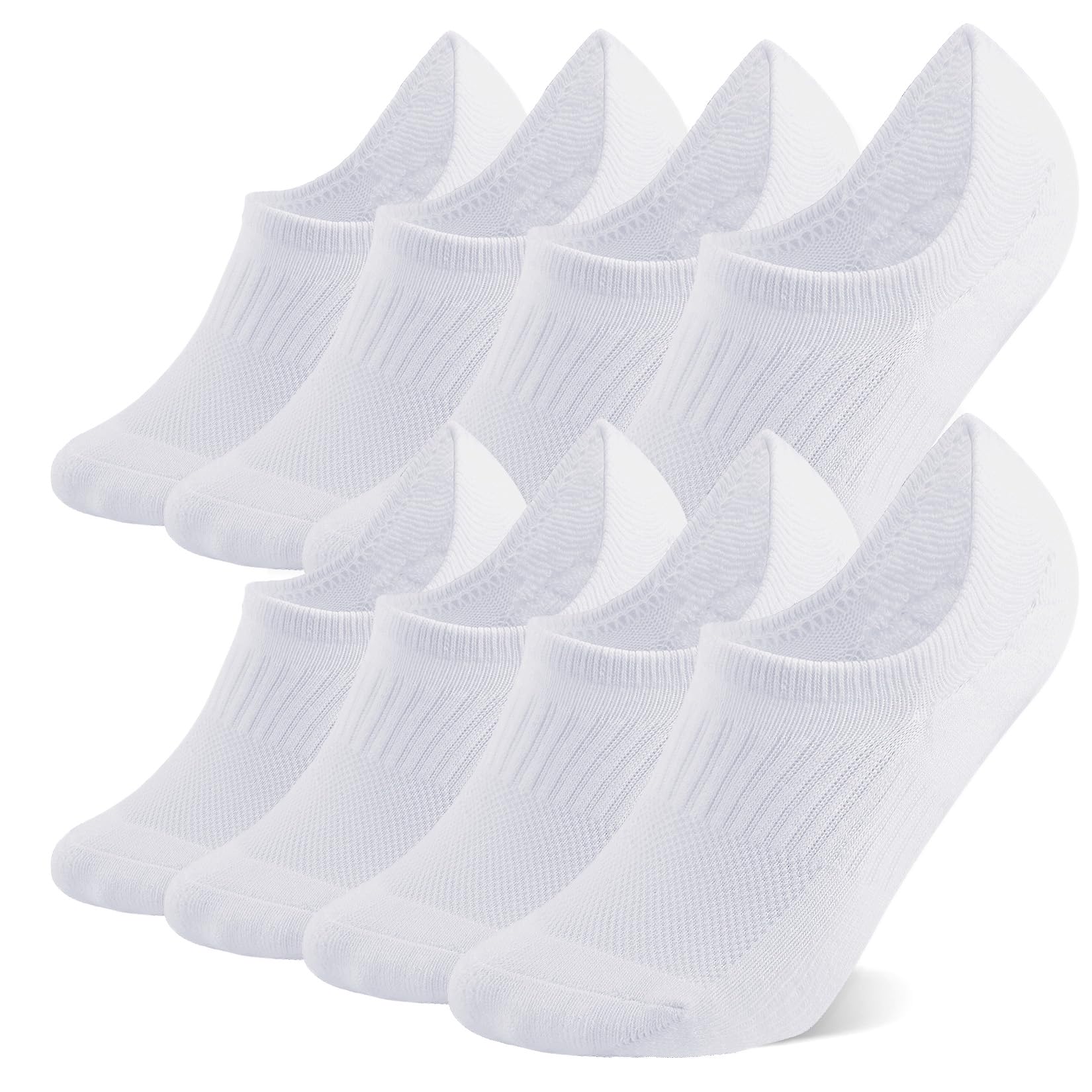EPEIUS Thick No Show Socks for Women Athletic Ankle Socks Cushioned Running Low Cut Non Slip Footies 3/6 Pairs