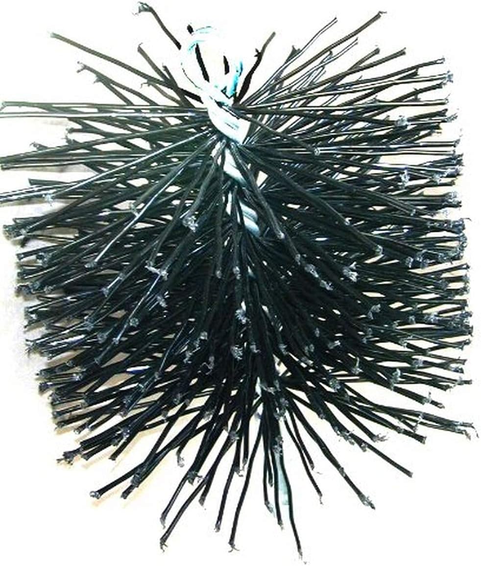 Rutland Products 16906 6-Inch Poly Chimney Cleaning Brush, Black