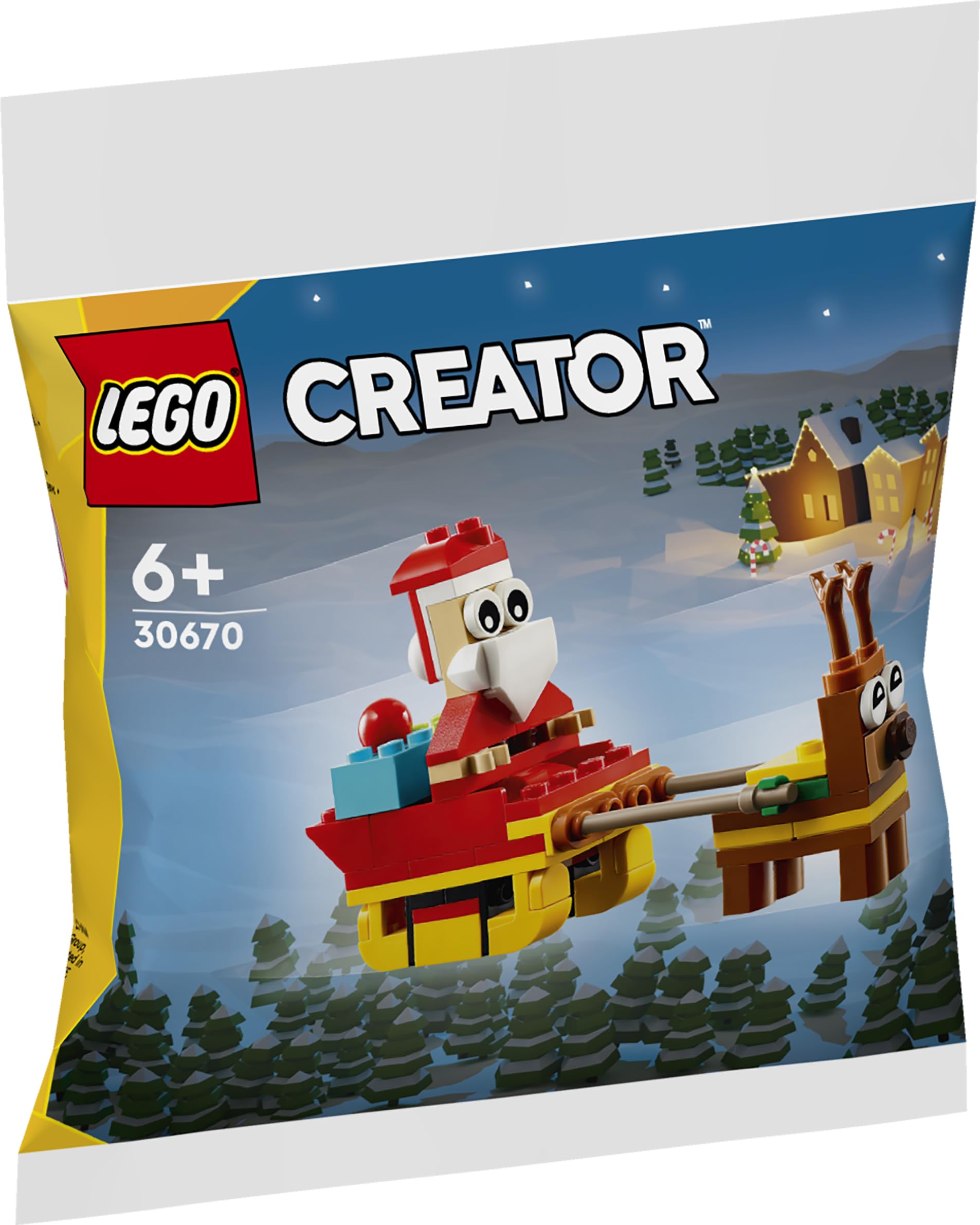 Amazon.co.jp: LEGO クリエイター サンタのそり乗り ポリバッグセット