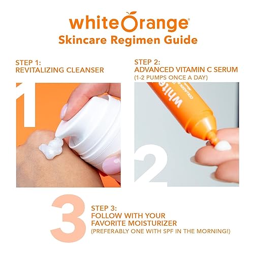 Miniatura 7 de White Orange El único suero de vitamina C fabricado con parte blanca de limpiador revitalizante naranja  naranja blanca antienvejecimiento ácido