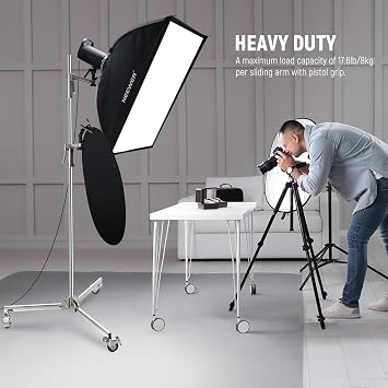 NEEWER NS35P 35/90cm Octagonal Softbox, Quick Release Bowens Mount Softbox with Honeycomb Grid, Light Diffusers, for RGB CB60 CB60B CB200B S101-300W/400W Pro Vision 4 Q4, ST198SS Light Stand Included