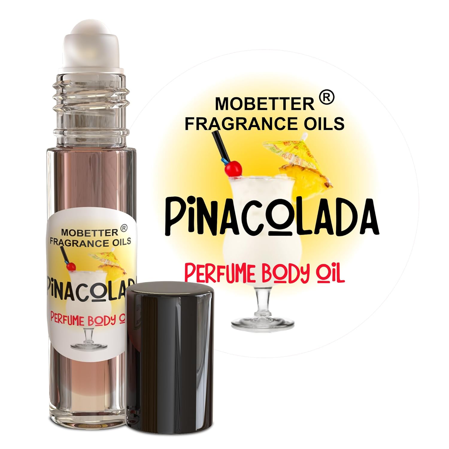 MOBETTER FRAGRANCE OILS Pinacolada Perfume Fragrance Body Oil Unisex - Image 2