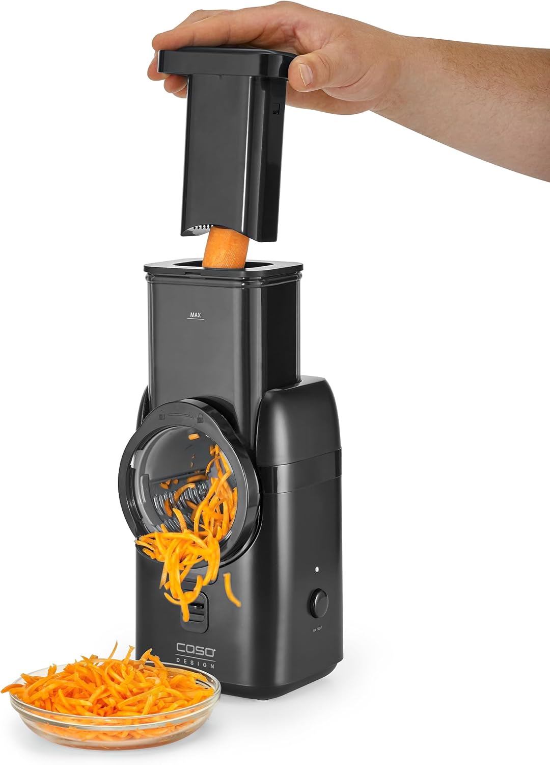 MultiSlicer producing julienne carrots