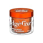 KISS COLORS & CARE 24 Hour Maximum Hold Scented Edge Fixer, Biotin B7 Infused, All Hair Types, Non-Greasy Gel, No Flaking, 100 mL (3.38 US fl. oz.) - Orange Blossom Scent