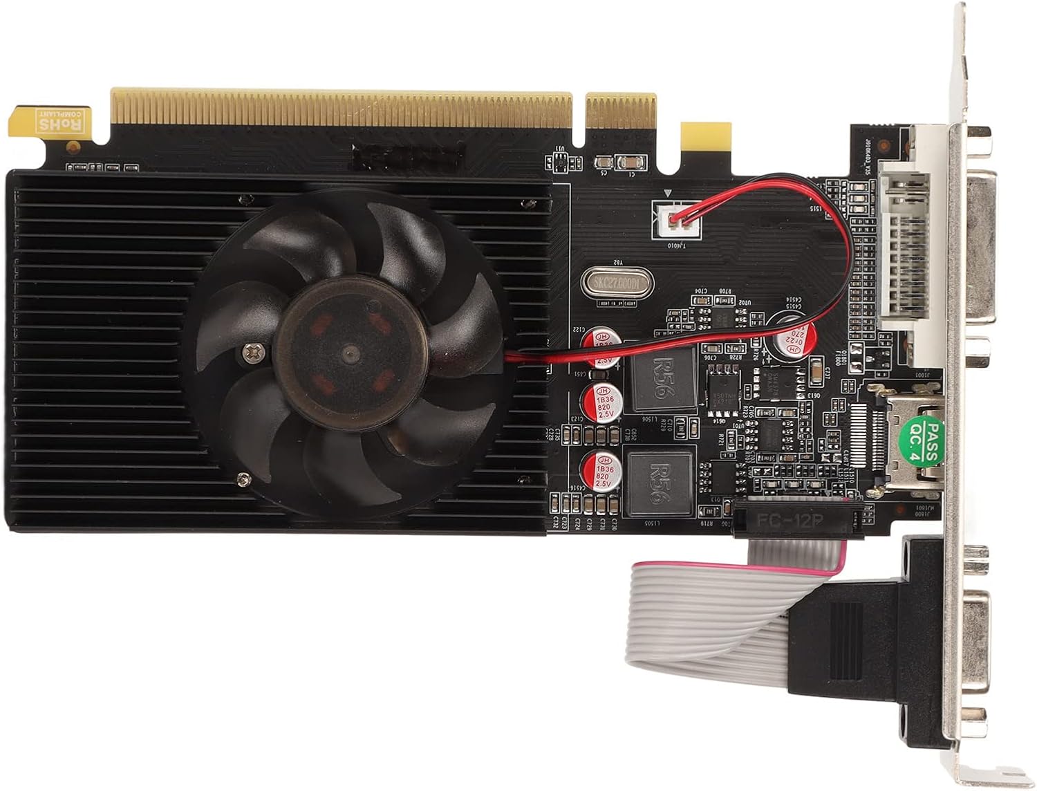 Scheda Grafica HD6450, Scheda Grafica 64bit 3600MHz 2GB DDR3, Aggiornamento Scheda Video 4K Accessori per Computer HDML/DP/DVI, per Desktop Scheda Grafica HD6450, Scheda Grafica 64bit 3600MHz 2GB DDR3, Aggiornamento Scheda Video 4K Accessori per Computer HDML/DP/DVI, per Desktop