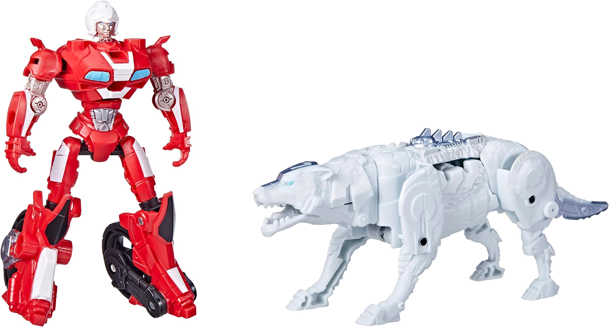Rise of the Beasts Movie, Beast Alliance, Beast Combiners 2-Pack Arcee & Silverfang Toys, Ages 6 and Up, 5-inch