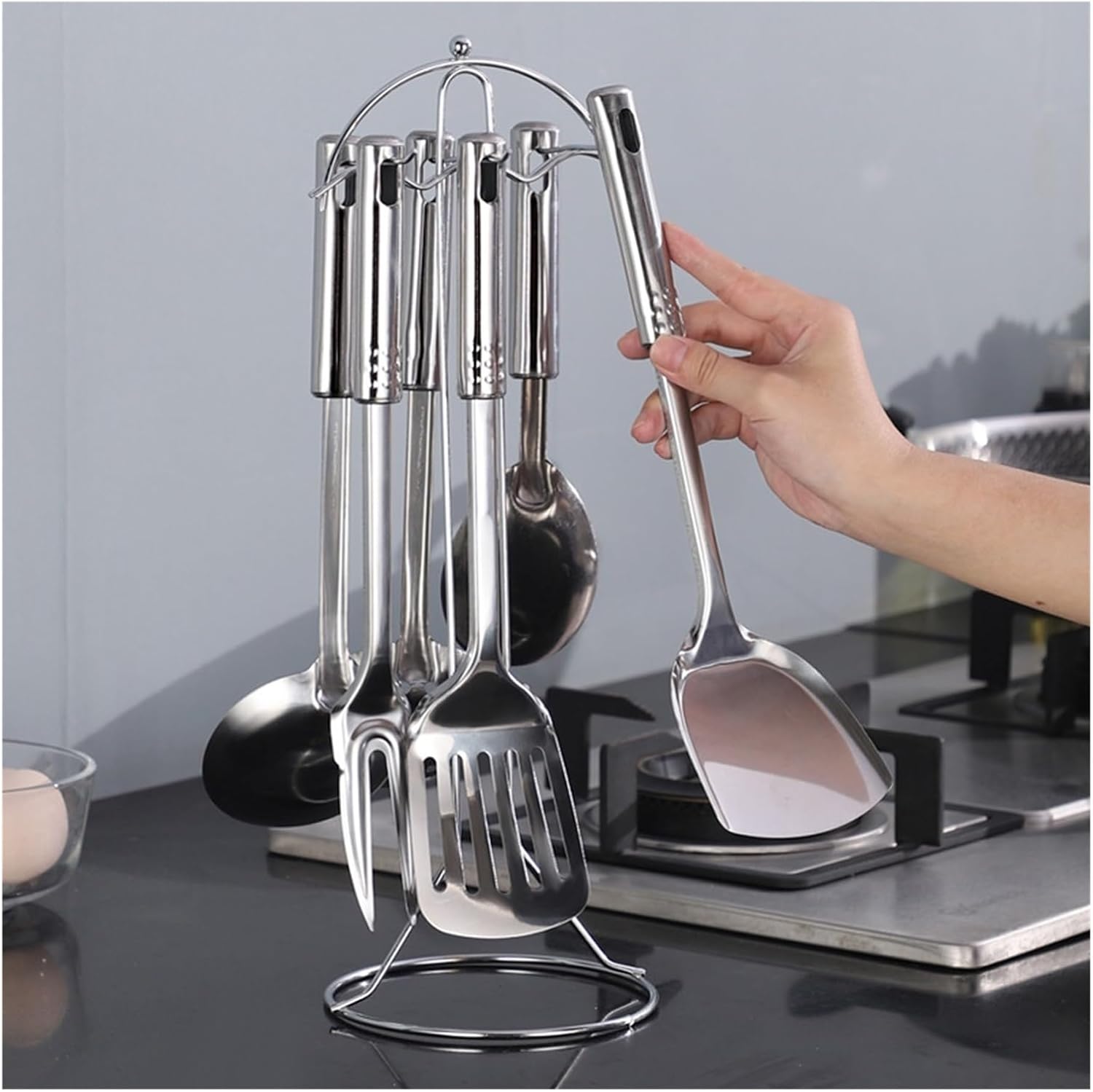 DUYHBAWRS-779 Anti-scalding Handle Kitchen Utensils Set Kitchen Household Cooking