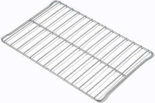 DE75-00083A Microwave Rack Replacement for Samsung Microwave Parts 304 Stainless Steel Baking Cooking Rack 20" x 12.5" ME18H704SFS ME21R7051SS Samsung Microwave Oven Shelf Metal Wire Rack 1Pc