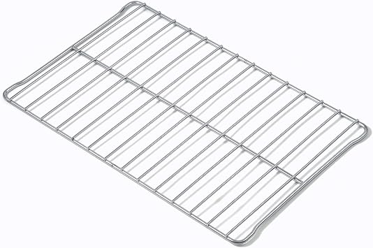 Allstare DE75-00083A Microwave Rack Replacement for Samsung Microwave Parts 304 Stainless Steel Baking Cooking Rack 20" x 12.5" ME18H704SFS ME21R7051SS Samsung Microwave Oven Shelf Metal Wire Rack 1Pc