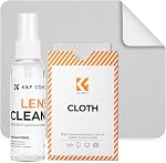 K&F CONCEPT Nettoyeur de lunette, Spray nettoyant d'écran & Clou en microfibre, Kit de nettoyage pour lunettes, Appareils photo, Lentille, Téléphones, PC, Électronique. Formule nettoyante en verre doux. Qualité premium, sécurité des lentilles
