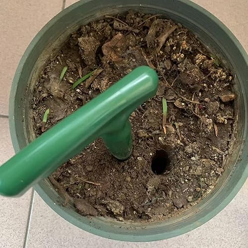 Miniatura 5 de Dibber Bulb - Herramientas de plantación de plántulas, mango de jardín para trasplante, mango de jardín, perforador para jardinería y cuidado de
