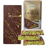 Authentic Dubai-Style Chocolate Bar | 7 oz of Luxurious Middle Eastern Indulgence | Premium Milk Chocolate, Golden Kadayif Crisps, Velvety Tahini & Hand-Harvested Pistachios – Imported from Turkey