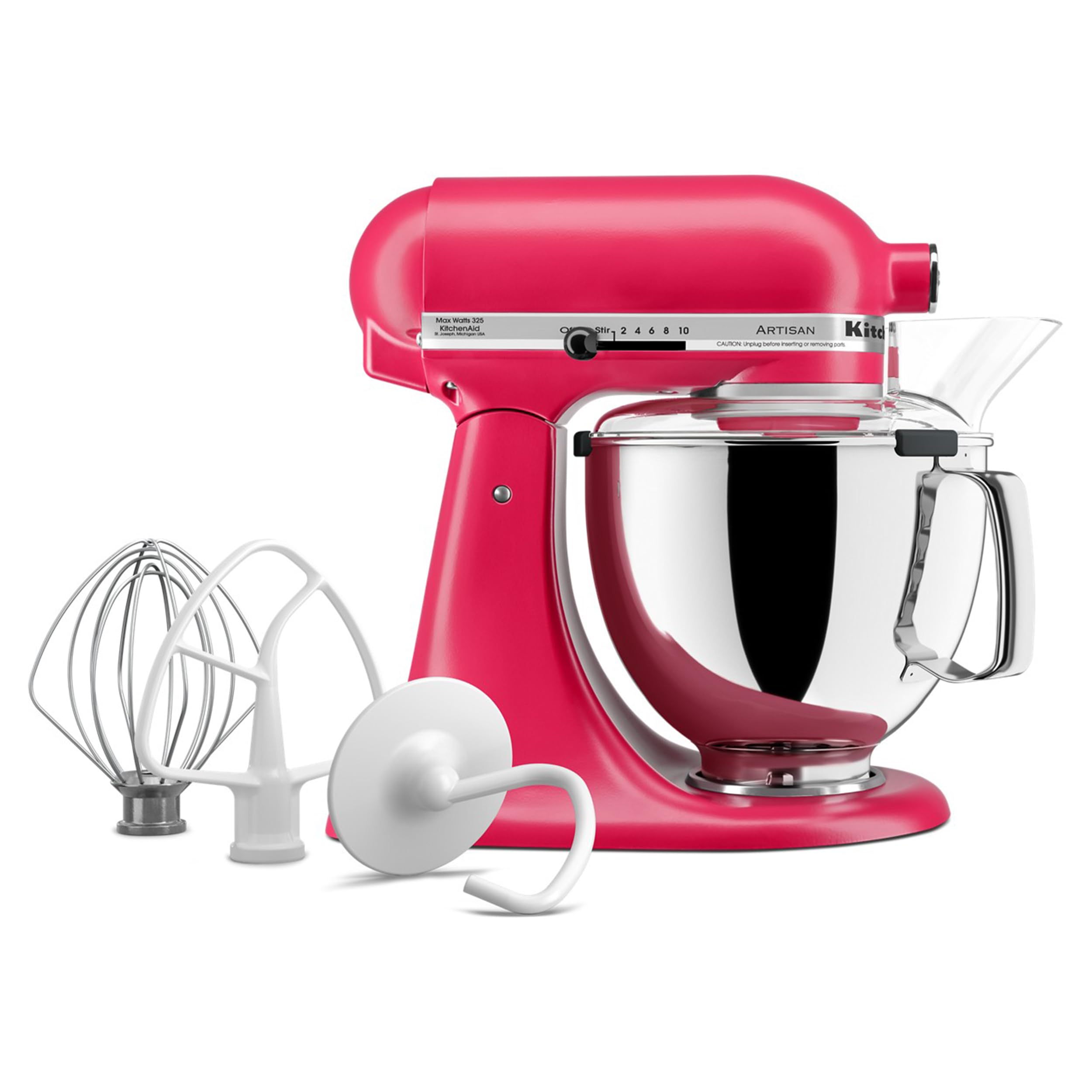 KitchenAid Artisan, 5-Qt Tilt Head Stand Mixer, KSM150PS, Hibiscus view 2