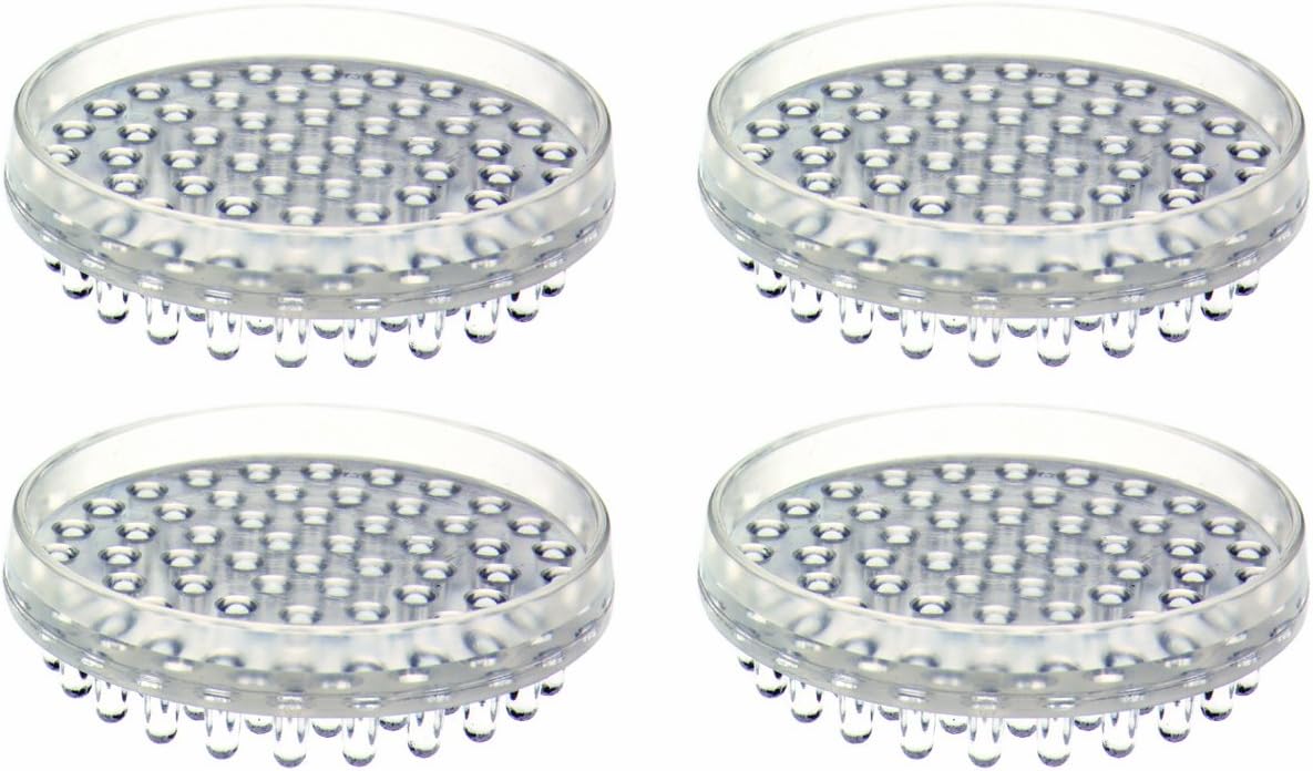 Adams Manufacturing Caster Cup Carpet Protectors, Large, Set of 4 -