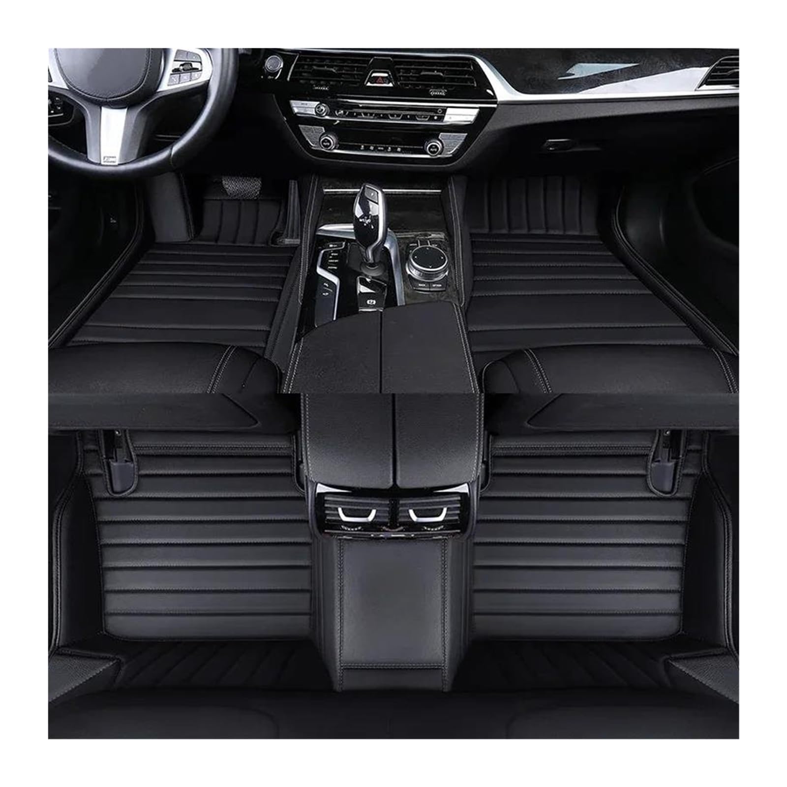 Auto Floor Mats Set For Odyssey RL1 2019-2025 Car Floor Mats Carpet Rugs Foot Pad Auto Parts Covers(Carbon Fiber 4Pcs)