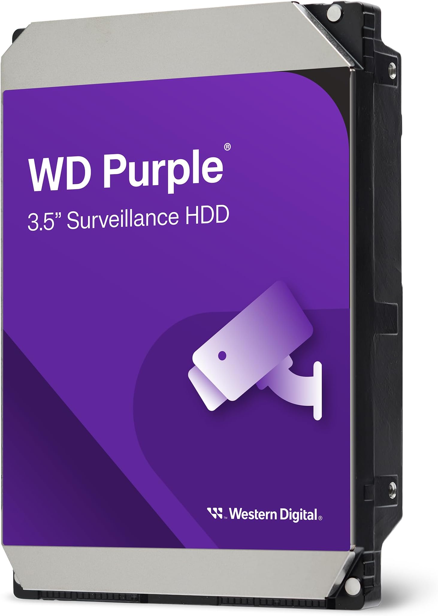 Western Digital WD Purple 8TB Surveillance 3.5" Internal Hard Drive, AllFrame Technology, SATA 6 Gbit/s, 180TB/yr, 128MB Cache