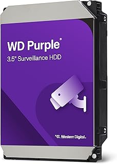 Western Digital 4TB WD Purple Surveillance Internal Hard Drive HDD - SATA 6 Gb/s