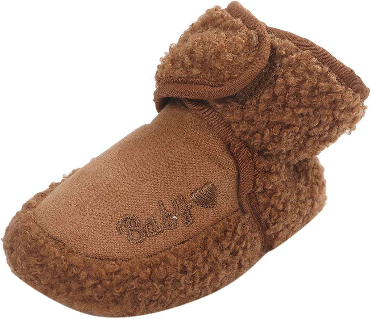 Boy Shoes Size 12 Kids Infant Snow Soft Warm Baby Boots Boys Walkers Shoes First Plush Girls Cotton Baby Shoes Baby So Shoes