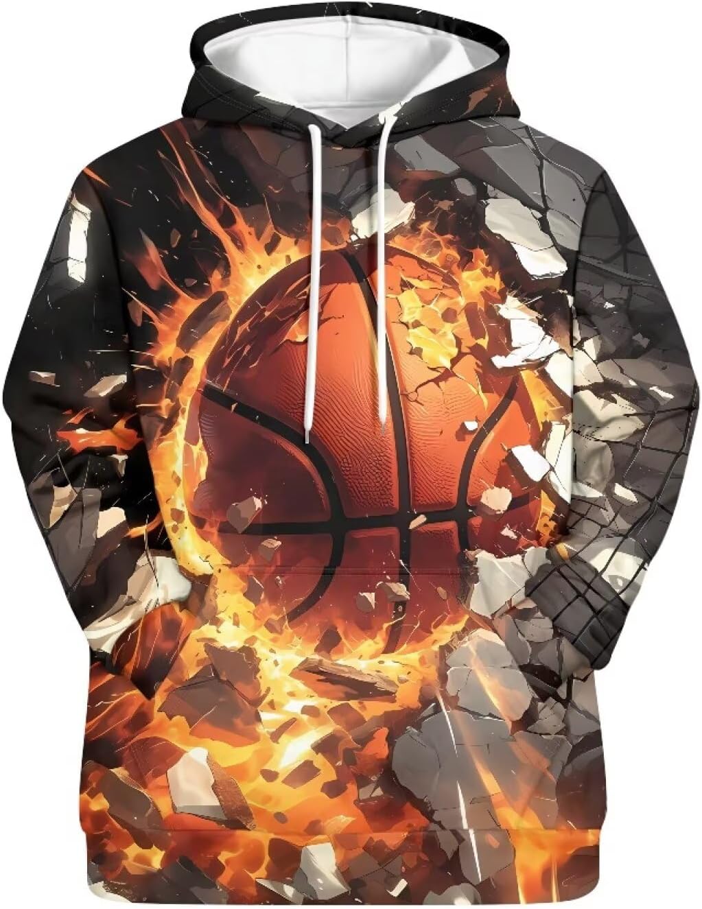 AFPANQZ Sweater with Hoodies Men's Plus Size Sweatshirt Stretch Pullover Hoodie Loose Fit Casual Tee Shirts