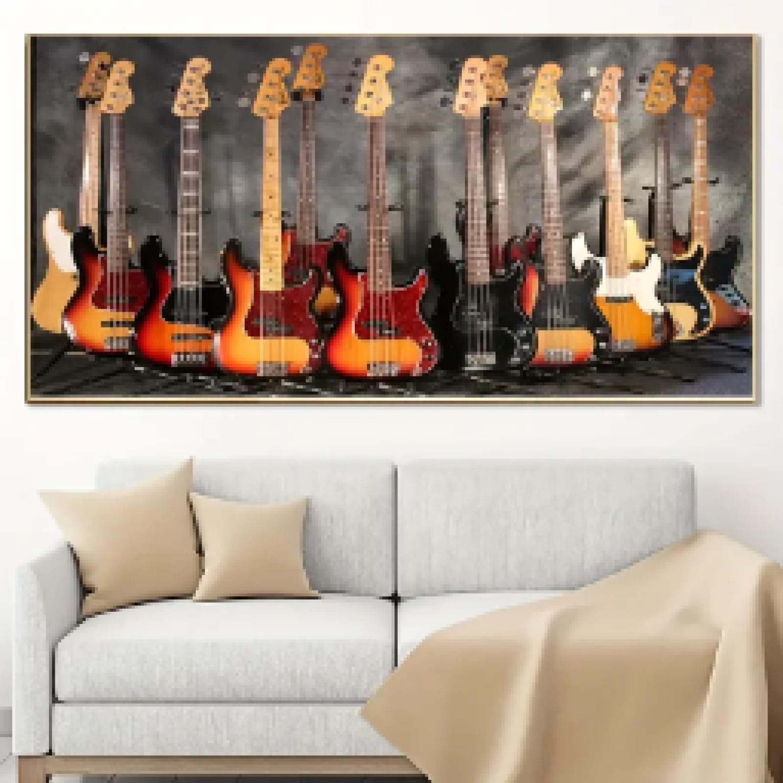 Toile sur cadre de qualité supérieure TONGYINLI art guitare moderne - 8