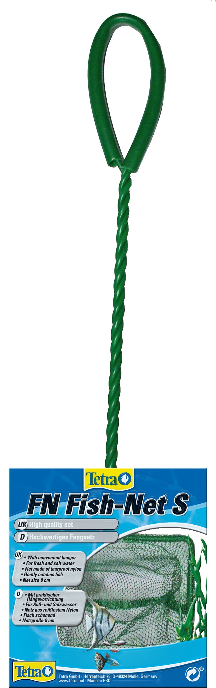 Tetra FN Fish-Net tamaño S, red de captura de calidad fabricada en nailon resistente al desgarro, la red permite capturar peces del acuario de forma fácil y cuidadosa, tamaño de la red 8 cm