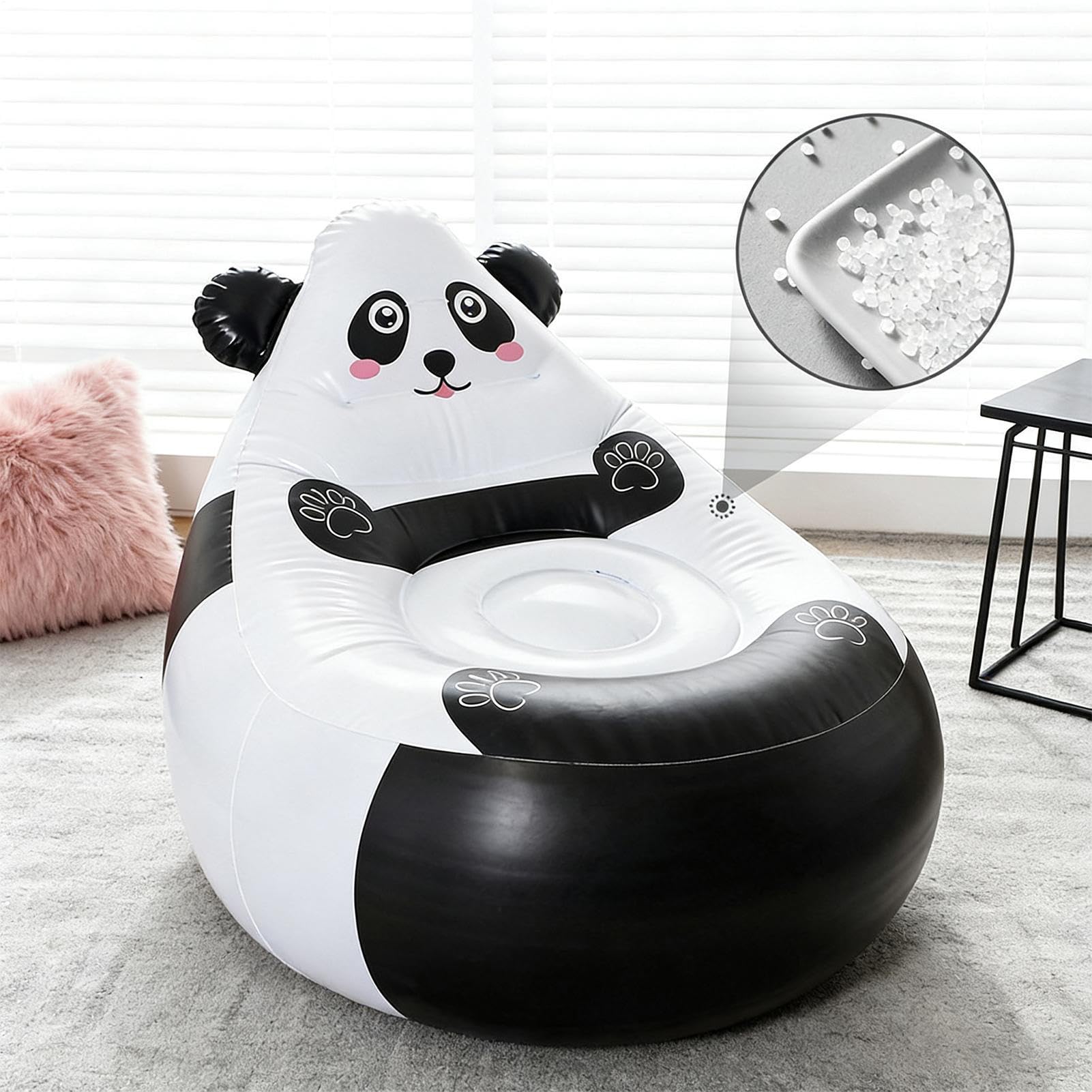Fauteuil Gonflable pour Enfant - Chaise Portable en Forme d'animal | Sofa d'Extérieur,pour, Extérieur, Camping, Patio, Plage, Voyage, Intérieur, Arrière-Cour, Balcon, Salon de Jardin