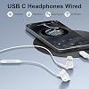 USB C Headphones with Cable for Samsung Galaxy S26 S25 Ultra S24 S23 FE S22 A16 A17 A35 A36 A54 A55 A56 5G In-Ear Headset Headphones with Microphone Earphones USB Type C for iPhone 17 Air 16 15 Pro Max Plus