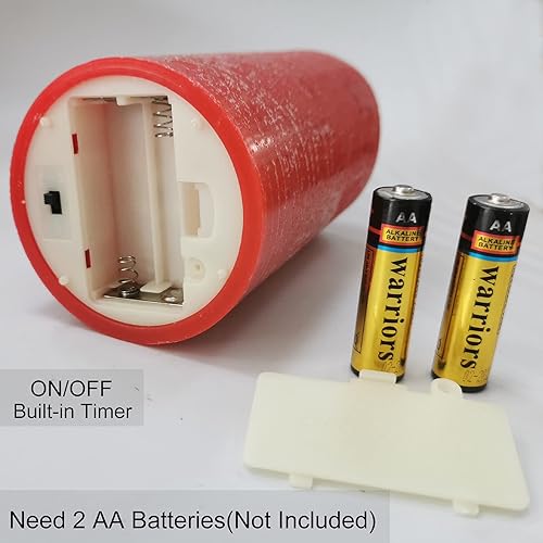 Miniatura 7 de Juego de 3 velas sin llama parpadeantes (3 pulgadas de profundidad x 4 pulgadas de alto, 5 pulgadas de alto, 6 pulgadas), velas LED de cera real con