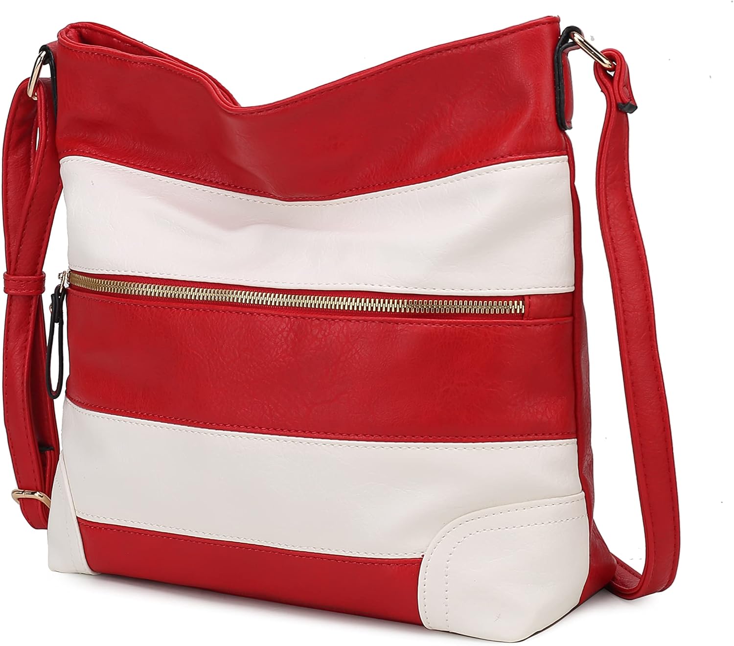 MKF Collection Shoulder Bag Women Vegan Leather Top-Handle Hobo